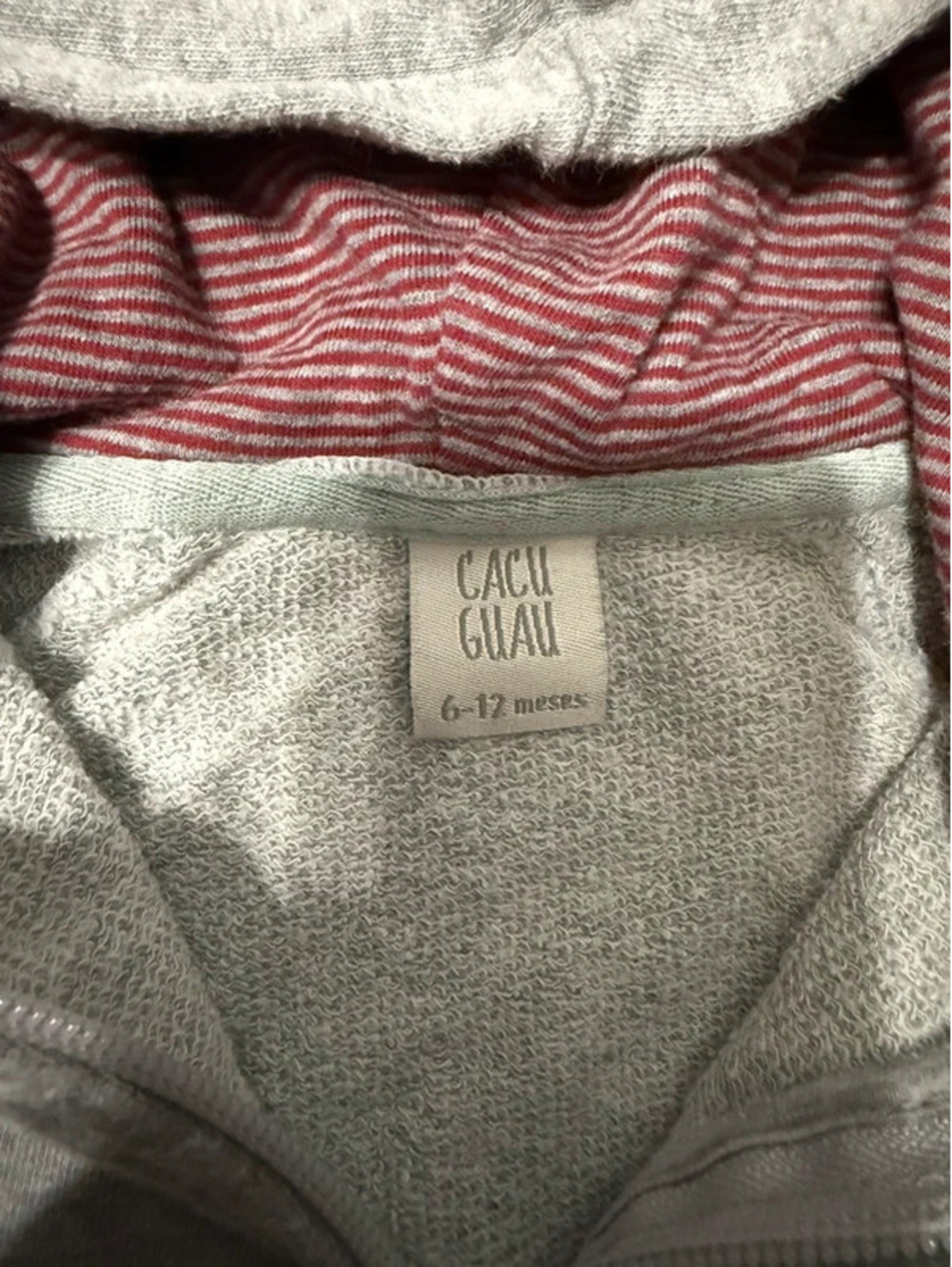 Cacu Guac 6-12M Boys Gray Set - Picture 5 of 6
